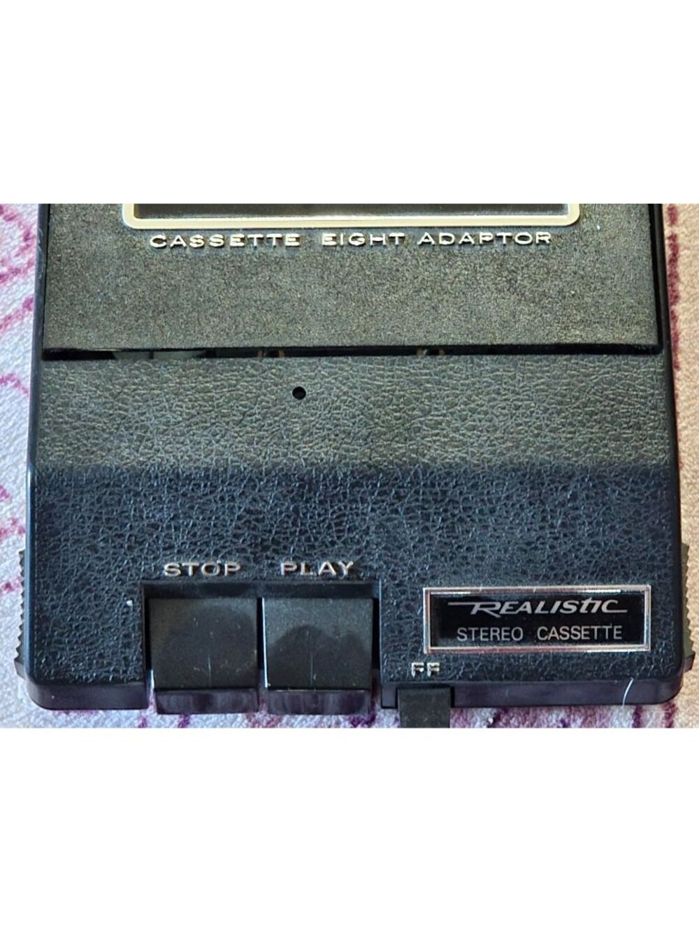 Realistic 12-1875 8-Track to Cassette Adapter Converter Untested Vintage